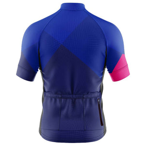 Mens Blue Geezer Cycling Jersey - Fat Lad At The Back