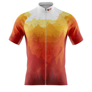 Mens Continental Cycling Jersey - Fat Lad At The Back