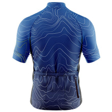 Load image into Gallery viewer, Mens Contour Blue Cycling Jersey - Fat Lad At The Back