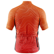 Load image into Gallery viewer, Mens Contour Orange Tor Cycling Jersey - Fat Lad At The Back