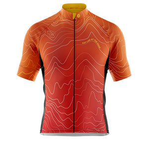 Mens Contour Orange Tor Cycling Jersey - Fat Lad At The Back