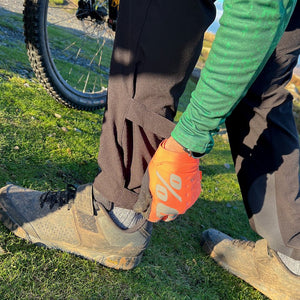 Mens Cracking Black MTB Trousers - Fat Lad At The Back