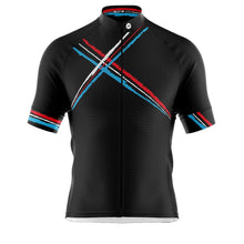 Load image into Gallery viewer, Mens Cross Black Cycling Jersey - Fat Lad At The Back