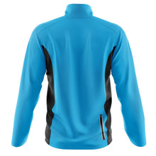 Load image into Gallery viewer, Mens Drizzly Blue Wind Water Resistant Cycling Jacket - Fat Lad At The Back