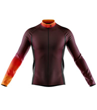 Load image into Gallery viewer, Mens Horizon Aubergine Windproof Cycling Jersey - Fat Lad At The Back