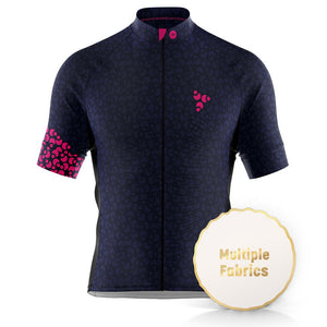 Mens Incognito Blue Cycling Jersey - Fat Lad At The Back
