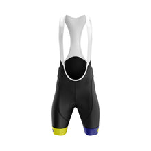 Load image into Gallery viewer, Mens Jewel Bezzie Blue Green Padded Cycling Bib Shorts - Fat Lad At The Back