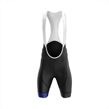 Load image into Gallery viewer, Mens Jewel Blue Padded Cycling Bib Shorts - Fat Lad At The Back