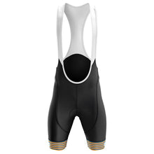 Load image into Gallery viewer, Mens Jewel Stripe Padded Cycling Bib Shorts - Sizes 2 &amp; 3 - Fat Lad At The Back
