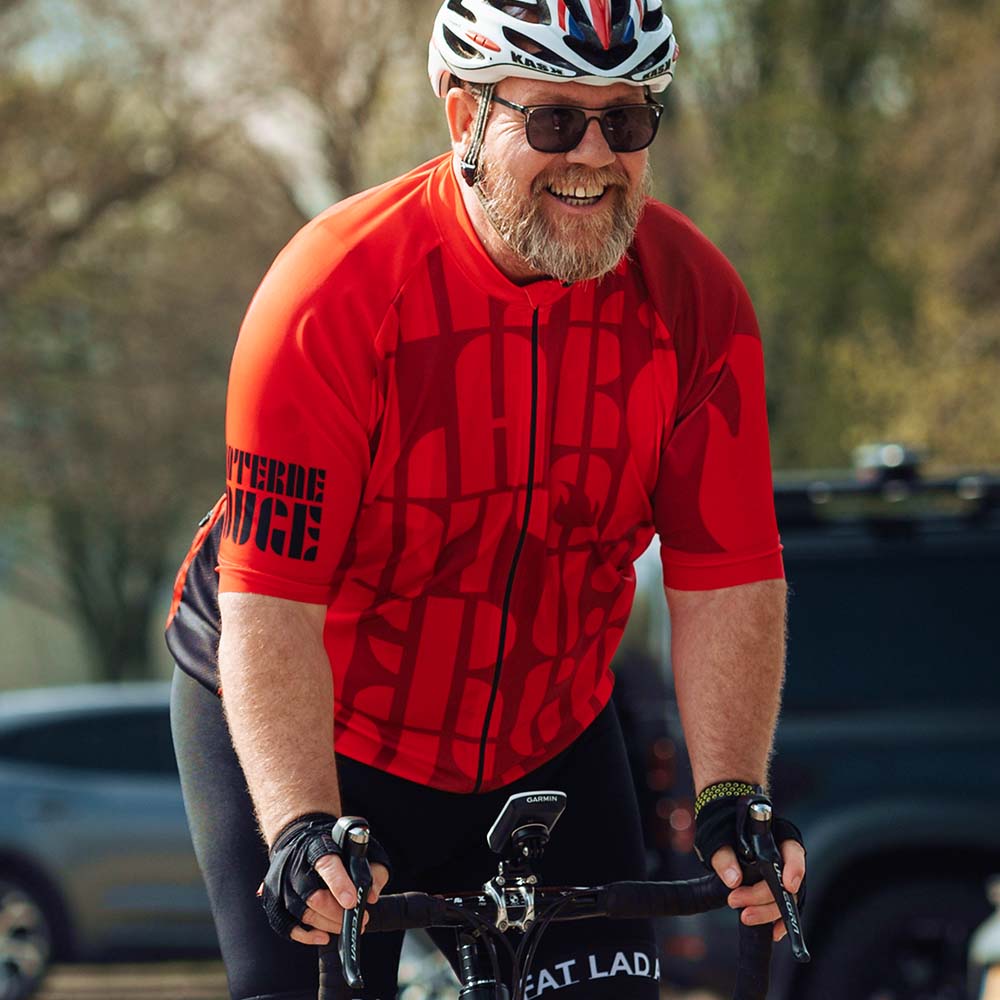 Mens Lanterne Rouge Cycling Jersey - Fat Lad At The Back