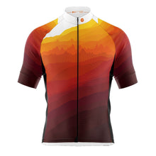 Load image into Gallery viewer, Mens Orange Peaky Cycling Jersey - Fat Lad At The Back