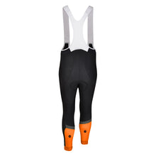 Load image into Gallery viewer, Mens Orange Stealth Jewel Reflective Thermal Padded Cycling Bib Tights - Fat Lad At The Back