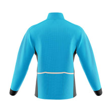 Load image into Gallery viewer, Mens Pack Up Blue Wind Water Resistant Cycling Jacket - Fat Lad At The Back