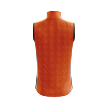 Load image into Gallery viewer, Mens Pack Up Hi Vis Orange Cycling Gilet - Fat Lad At The Back