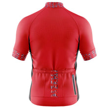 Load image into Gallery viewer, Mens Red Flash Cycling Jersey - Fat Lad At The Back