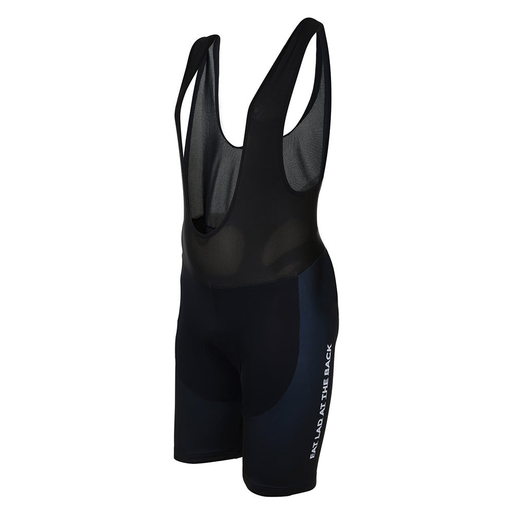 NEW Mens Ey Up FLAB Text Padded Cycling Bib Shorts - Fat Lad At The Back
