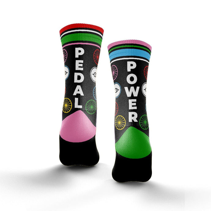 Pedal Power Cushioned Cycling Socks - Fat Lad At The Back