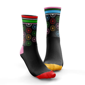 Pedal Power Cushioned Cycling Socks - Fat Lad At The Back
