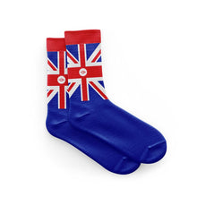 Load image into Gallery viewer, Union Jack Flag Cycling Socks 2022 - Fat Lad At The Back