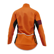 Load image into Gallery viewer, Womens Bezzie Hi Vis Orange Tor Winter Cycling Jacket - Fat Lad At The Back