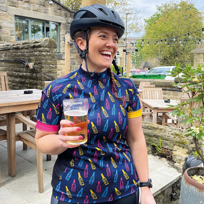 Women's Bikes and Beers Cycling Jersey - Fat Lad At The Back