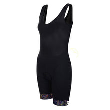 Load image into Gallery viewer, Women&#39;s Black Comet Bib Shorts - Fat Lad At The Back