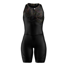 Load image into Gallery viewer, Women&#39;s Black Comet Triathlon Suit - Fat Lad At The Back