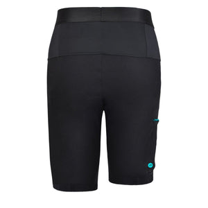 Women's Black Cracking MTB Shorts - Fat Lad At The Back