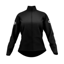 Load image into Gallery viewer, Women&#39;s Black Waterproof Rain Jacket - Fat Lad At The Back
