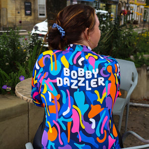 Womens Bobby Dazzler Cycling Jersey - Fat Lad At The Back