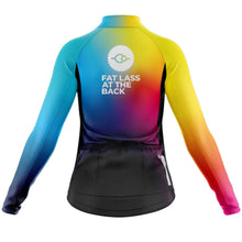 Load image into Gallery viewer, Women&#39;s Classic Gradient Long Sleeve Cycling Jersey - Fat Lad At The Back