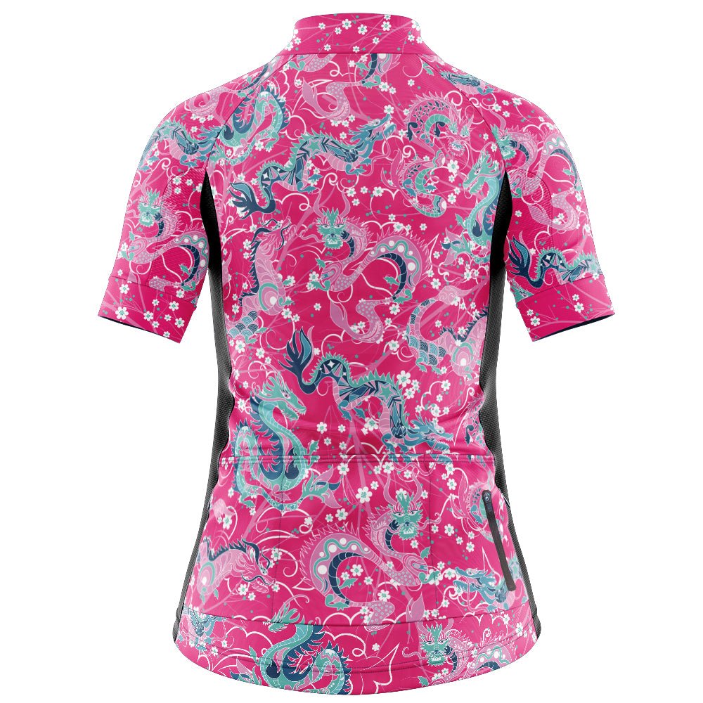 Women s Dragon Pink Cycling Jersey Fat Lad At The Back women-s-dragon-pink-cycling-jersey-fat-lad-at-the-back