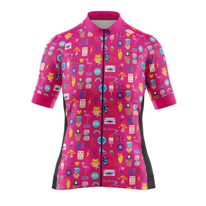 Women's Fearless Fabulous Female Cycling Jersey - Fat Lad At The Back