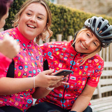 Load image into Gallery viewer, Women&#39;s Fearless Fabulous Female Cycling Jersey - Fat Lad At The Back