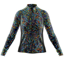 Load image into Gallery viewer, Womens Fern Lime Long Sleeve Cycling Jersey - Fat Lad At The Back