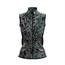 Load image into Gallery viewer, Women&#39;s Fern Lime Pack Up Cycling Gilet - Fat Lad At The Back