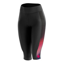 Load image into Gallery viewer, Women&#39;s Horizon Pink Padded 3/4 Cycling Leggings - Fat Lad At The Back