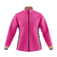Load image into Gallery viewer, Womens Mizzly Pink Wind Water Resistant Cycling Jacket - Fat Lad At The Back
