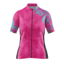 Load image into Gallery viewer, Women&#39;s Pink Palm Cycling Jersey - Fat Lad At The Back