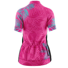 Load image into Gallery viewer, Women&#39;s Pink Palm Cycling Jersey - Fat Lad At The Back