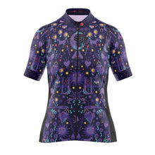 Load image into Gallery viewer, Women&#39;s Purple Moonchild Cycling Jersey - Fat Lad At The Back