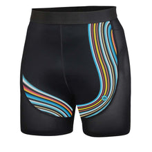 Load image into Gallery viewer, Women&#39;s Rainbow Padded Cycling Under Short - Fat Lad At The Back