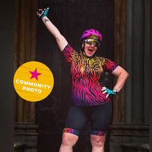 Load image into Gallery viewer, Womens She is Fierce Cycling Jersey - Fat Lad At The Back