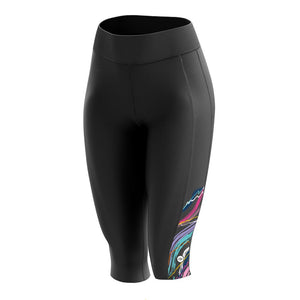 Women's Swishy Multi Padded 3/4 Cycling Leggings - Fat Lad At The Back