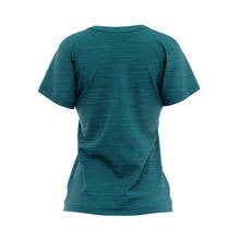 Load image into Gallery viewer, Women&#39;s Teal MTB Outdoor Jersey - Fat Lad At The Back
