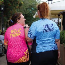Load image into Gallery viewer, Womens Wild Thing Blue Cycling Jersey - Fat Lad At The Back
