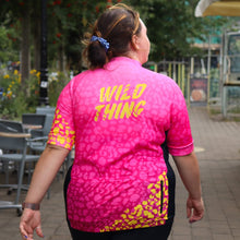 Load image into Gallery viewer, Womens Wild Thing Pink Cycling Jersey - Fat Lad At The Back